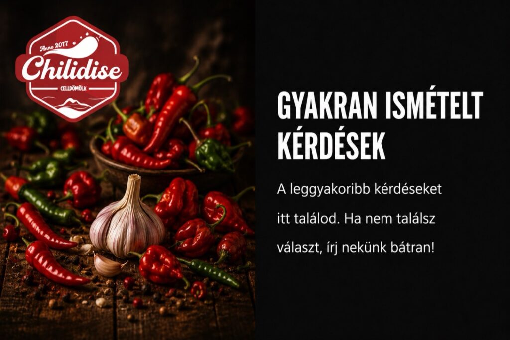 Chilidise szószok